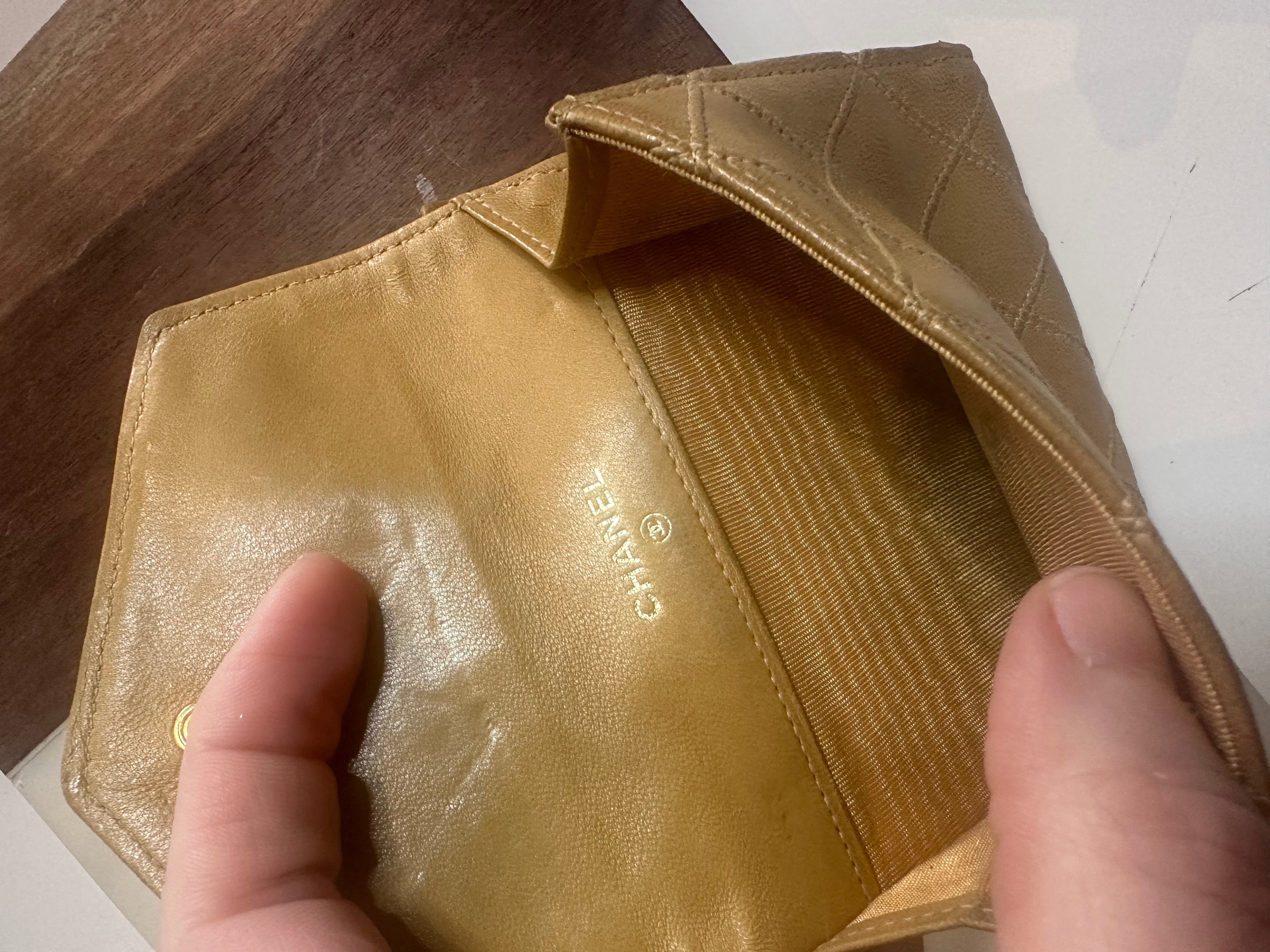 Chanel Quilted Bifold Wallet