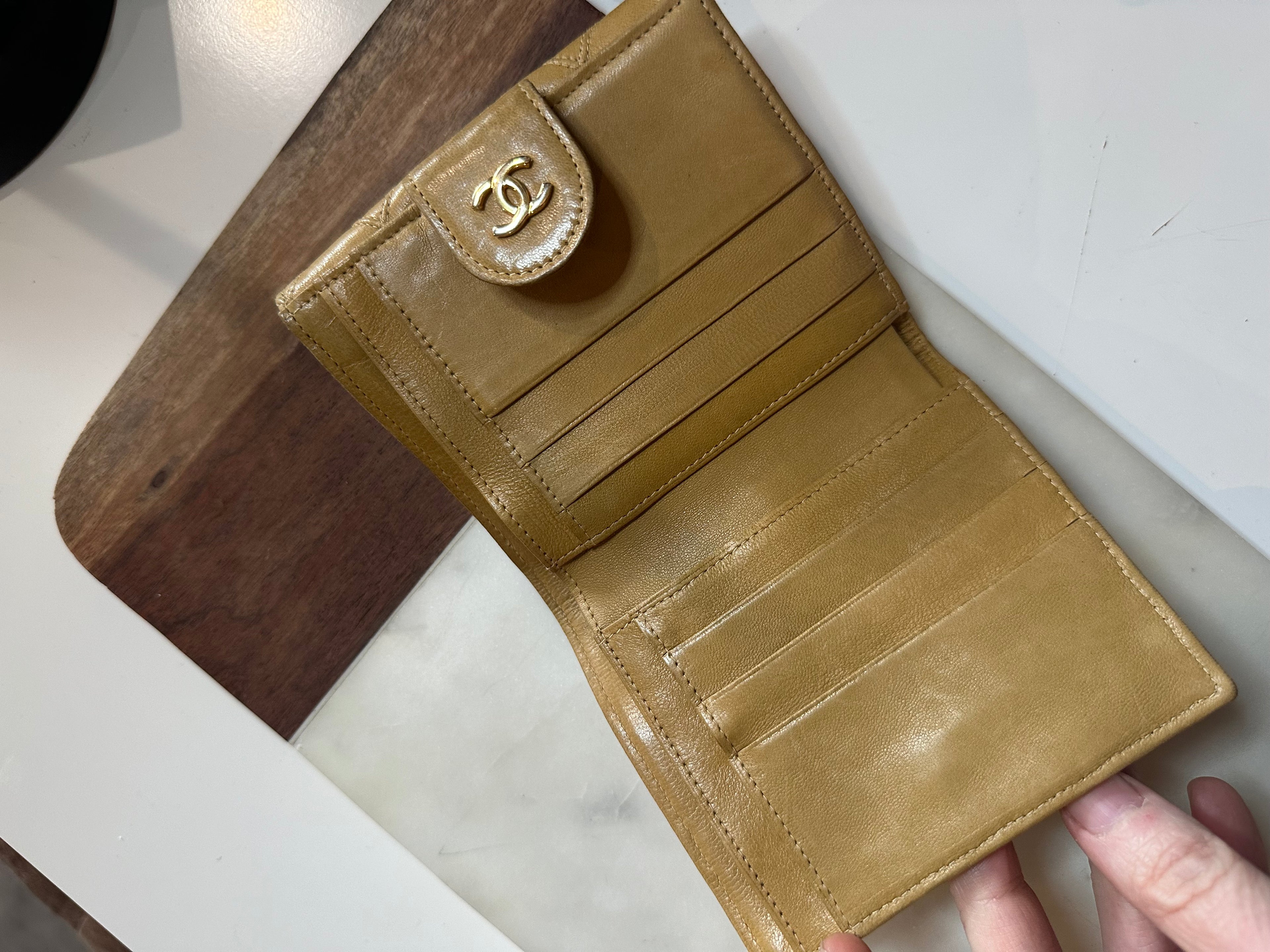 Chanel Quilted Bifold Wallet