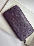 Louis Vuitton Monogram Empreinte Leather Aube Wallet