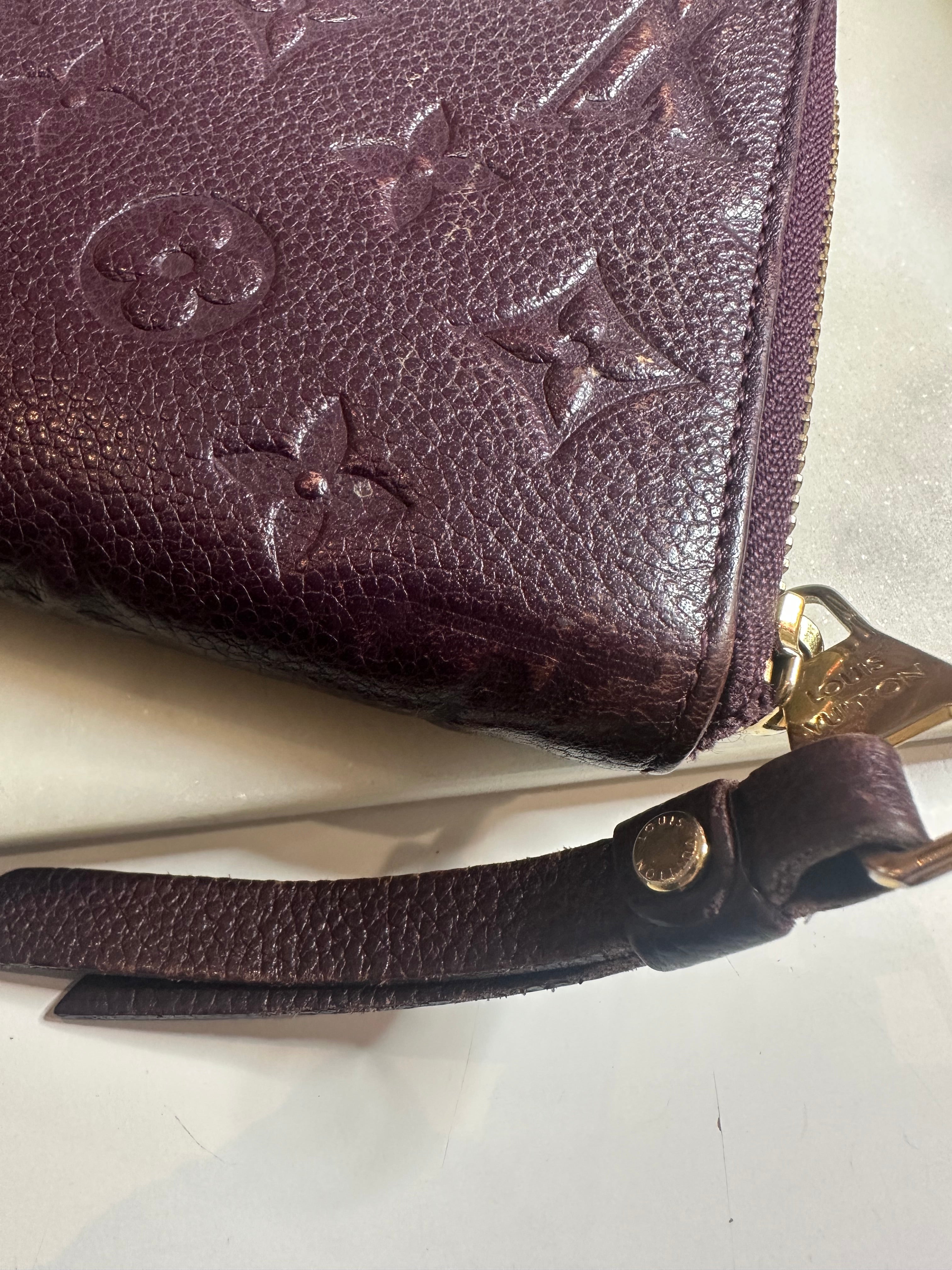Louis Vuitton Monogram Empreinte Leather Aube Wallet